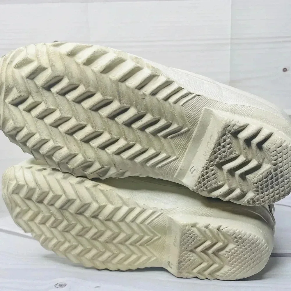 Sorel Kaufman Snowlion Boots Womens Size 5 Vintage Felt Made In Canada‎ White